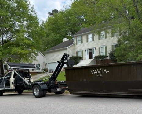 Renting a dumpster for th