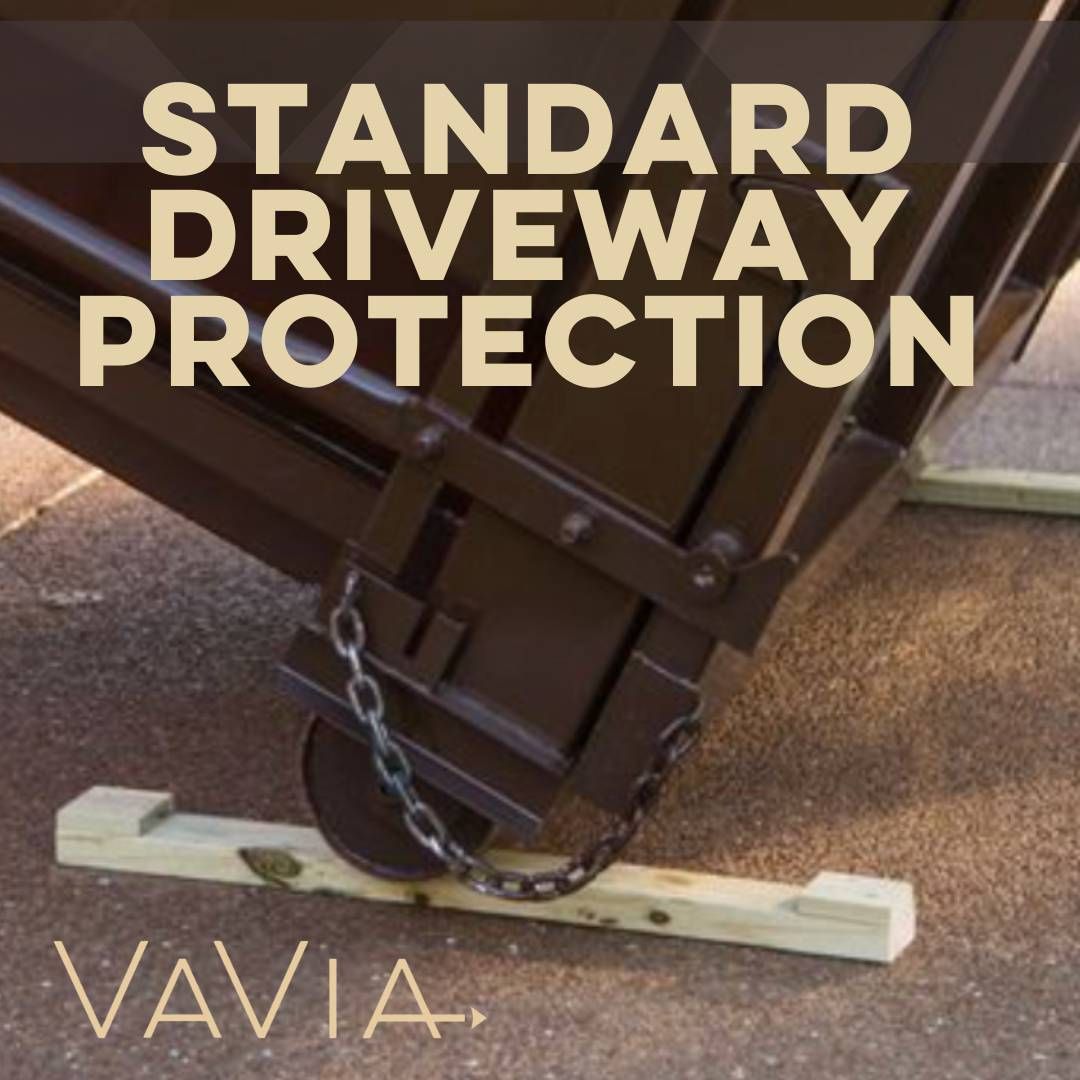 Driveway protected. Load 